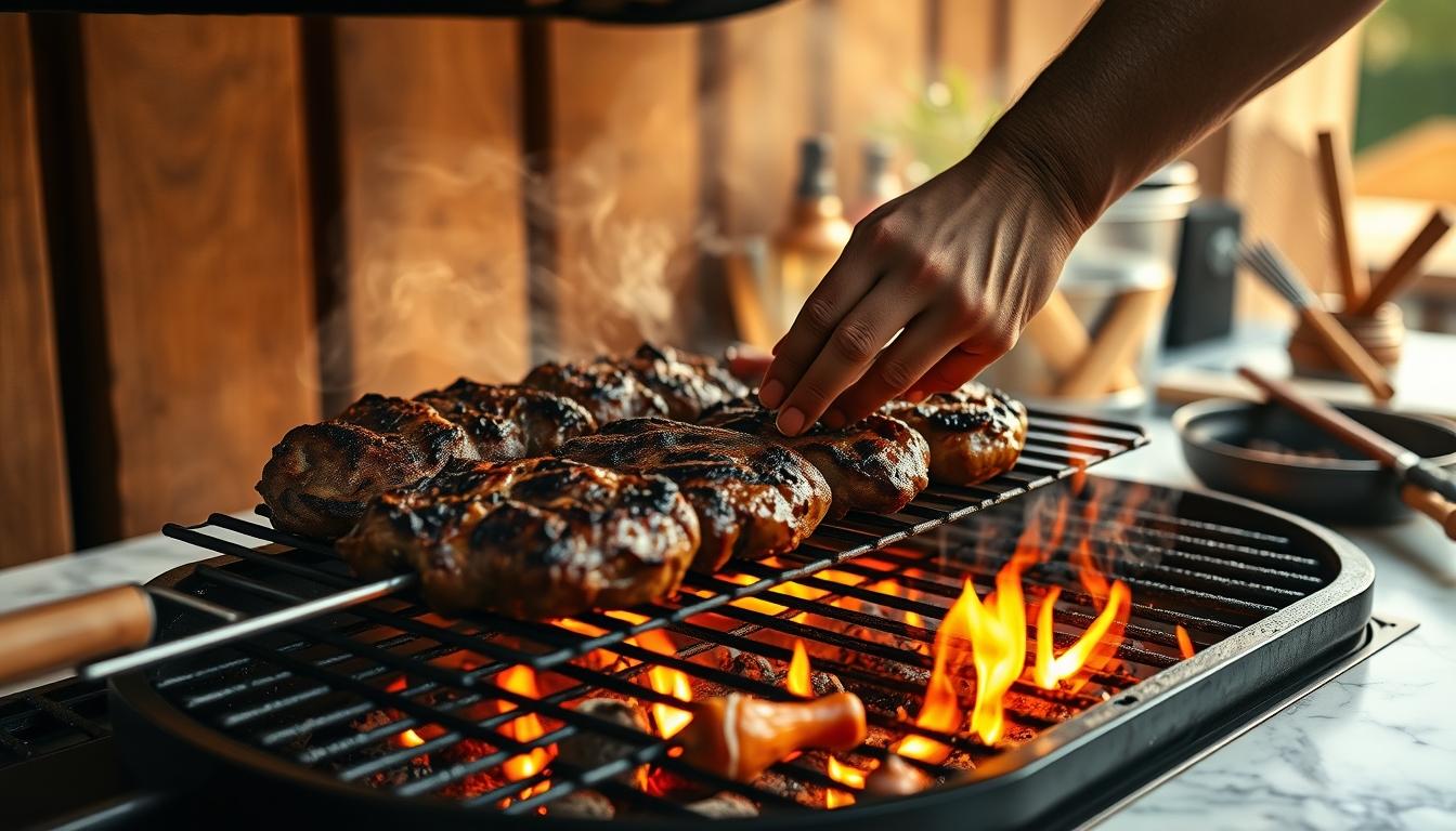 Home cook preparing ingredients in the kitchen